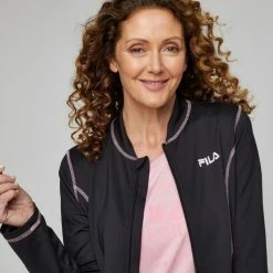 FILA Monica Jacket Black -Women's Clothing store online BP641847003 black 10