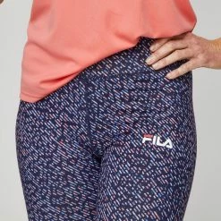 FILA Naomi Print Tight Navy & Multicoloured -Women's Clothing store online BP641850004 nvy multi 10