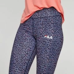 FILA Naomi Print Tight Navy & Multicoloured -Women's Clothing store online BP641850004 nvy multi 13