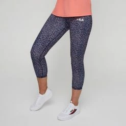 FILA Naomi Print Tight Navy & Multicoloured -Women's Clothing store online BP641850004 nvy multi