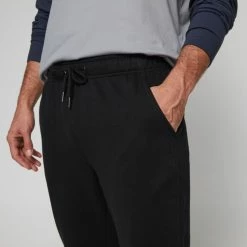 Diadora Men's CVC Fleece Cuff Pant Black 9 Diadora Men's CVC Fleece Cuff Pant Black -Women's Clothing store online BP641954005 black 3