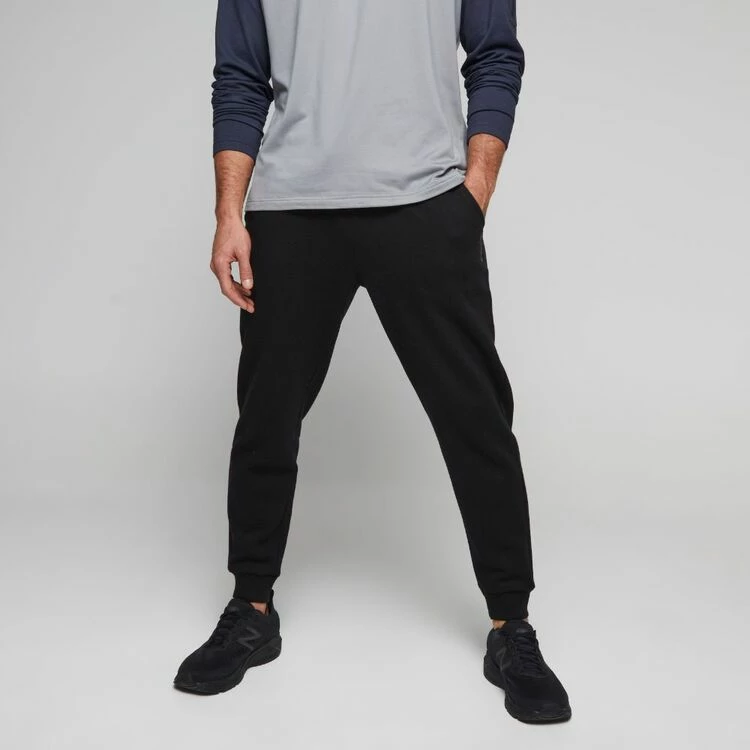 Diadora Men's CVC Fleece Cuff Pant Black 7 Diadora Men's CVC Fleece Cuff Pant Black - Image 5