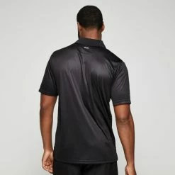 Diadora Tech Sublimated Stripe Polo Black Stripe -Women's Clothing store online BP641960004 black str 3