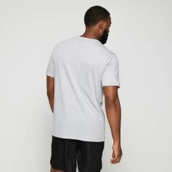 Diadora Men's Heritage Panel T-shirt Heather Marle & Black -Women's Clothing store online BP641965002 hthr mle blk 3