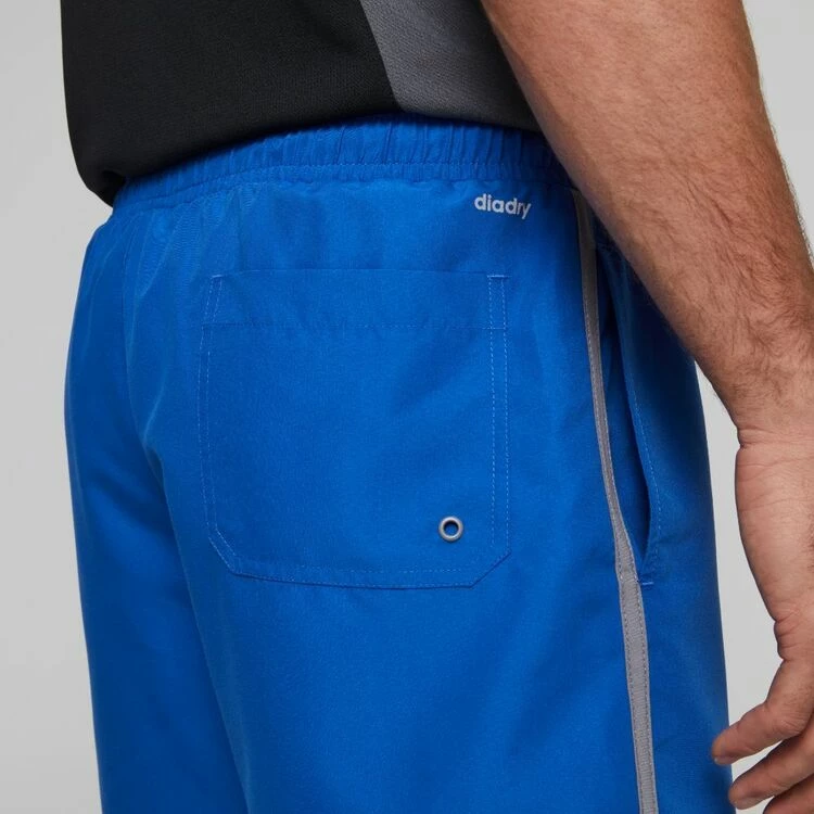 Diadora Heritage Leisure Short Grey-Marle & Cobalt 3 Diadora Heritage Leisure Short Grey-Marle & Cobalt