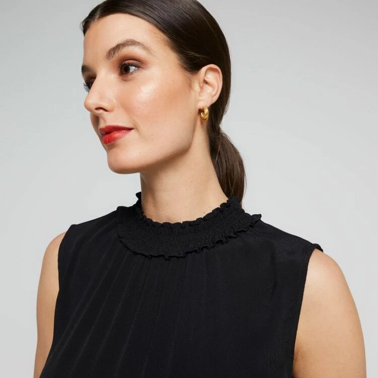 Leona Edmiston Ruby Women's Tiered Soft Top Black 4 Leona Edmiston Ruby Women's Tiered Soft Top Black - Image 2