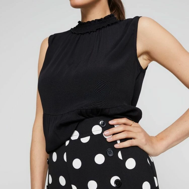 Leona Edmiston Ruby Women's Spot Print Wide Leg Pant Spot Print 3 Leona Edmiston Ruby Women's Spot Print Wide Leg Pant Spot Print