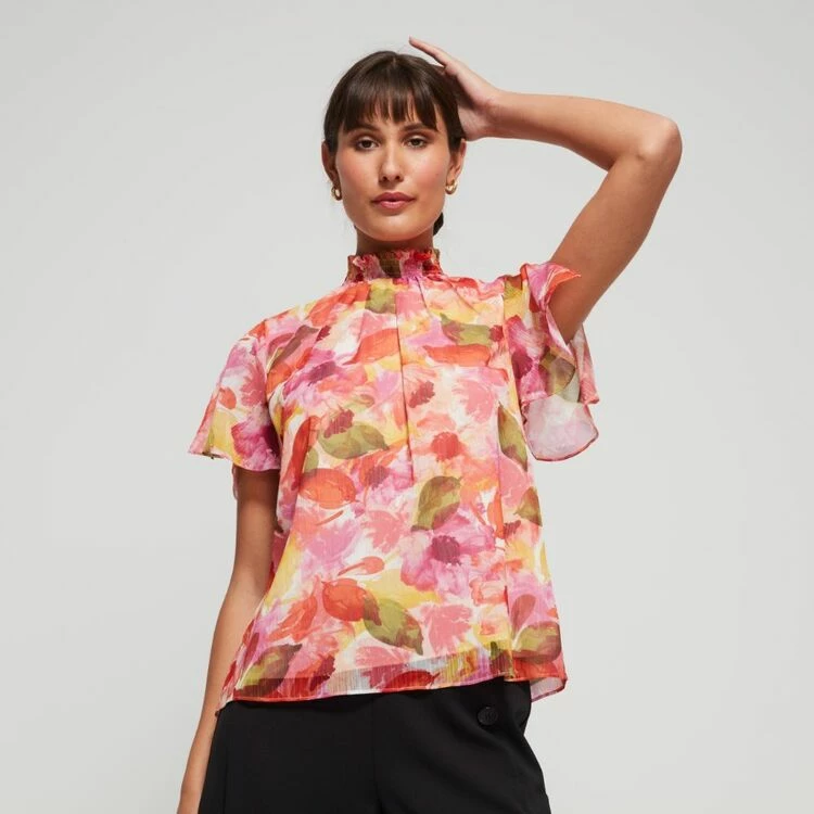 Leona Edmiston Ruby Women's Soft Frill Top Bouquet 5 Leona Edmiston Ruby Women's Soft Frill Top Bouquet - Image 3