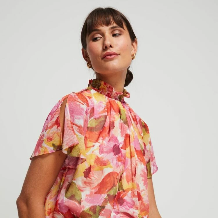 Leona Edmiston Ruby Women's Soft Frill Top Bouquet 4 Leona Edmiston Ruby Women's Soft Frill Top Bouquet - Image 2