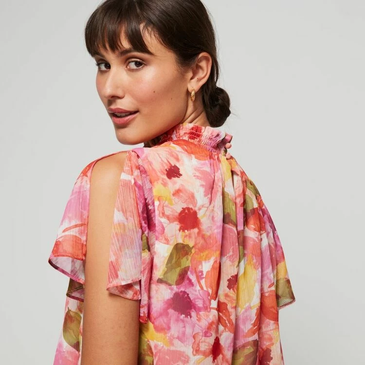 Leona Edmiston Ruby Women's Soft Frill Top Bouquet 3 Leona Edmiston Ruby Women's Soft Frill Top Bouquet