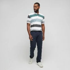 Jeff Banks Stretch 5 Pocket Twill Pant Navy -Women's Clothing store online BP642103005 navy 3