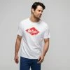 Lee Cooper Diamond Logo Tee White 1 Lee Cooper Diamond Logo Tee White -Women's Clothing store online BP642105002 white 5