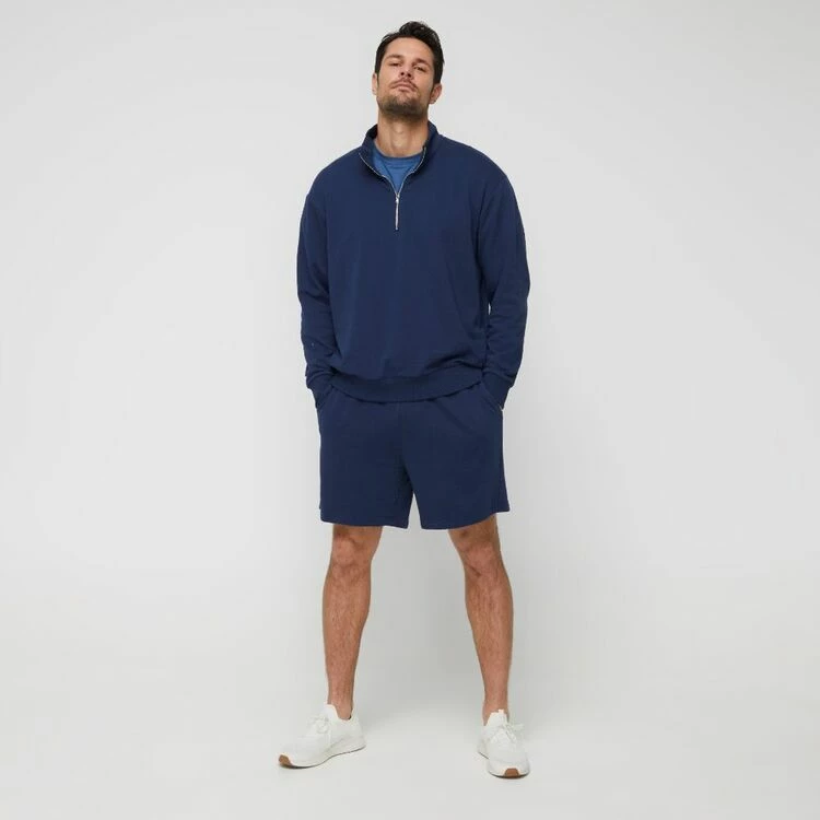 JB Jayson Brunsdon Men's 1/4 Zip Sweatshirt Navy 5 JB Jayson Brunsdon Men's 1/4 Zip Sweatshirt Navy - Image 3