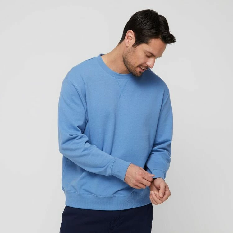 JB Jayson Brunsdon Men's Crew Neck Sweatshirt Blue Steel 6 JB Jayson Brunsdon Men's Crew Neck Sweatshirt Blue Steel - Image 4