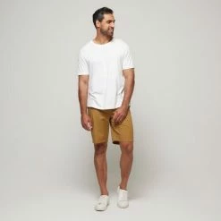 Brooksfield Casual Stretch Shorts Caramel