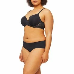 Nancy Ganz Revive Ava Lace Full Coverage Contour Bra Black