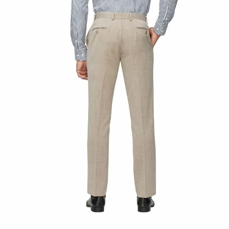 Van Heusen Tailored Textured Slub Trouser Yellow Tan 3 Van Heusen Tailored Textured Slub Trouser Yellow Tan