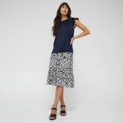 Jane Lamerton Women's Navy Pleat Front Top Navy 9 Jane Lamerton Women's Navy Pleat Front Top Navy -Women's Clothing store online BP643318005 navy 3