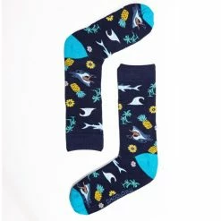 Mitch Dowd Men's Bamboo Beach 3 Pack Socks Multicoloured & Blue 8 - 13 -Women's Clothing store online BP643342001 multi blu 4