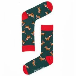 Mitch Dowd Cotton 3pk Dog Xmas Pack Mens Sock Multicoloured & Blue 8 - 13
