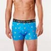 Mitch Dowd Men's Eco Rainbow Parrots Short Leg Trunk Blue