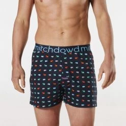 Mitch Dowd Hungry Hippo Printed Cotton Loose Fit Knit Boxer Blue 8 Mitch Dowd Hungry Hippo Printed Cotton Loose Fit Knit Boxer Blue -Women's Clothing store online BP643353005 blue 2