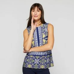 Khoko Smart Women's Mosaic Jersey Top Print