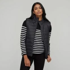 Khoko Collection Longline Puffer Vest Black 11 Khoko Collection Longline Puffer Vest Black -Women's Clothing store online BP644729006 black