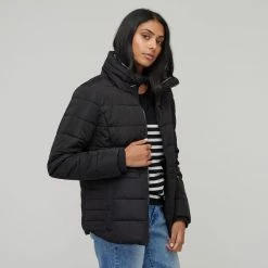 Khoko Collection Women's Short Puffer Black