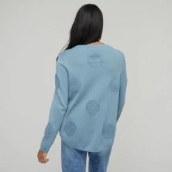 Khoko Collection Women's Dot Jumper Blue Heaven -Women's Clothing store online BP644742015 blue heaven 3