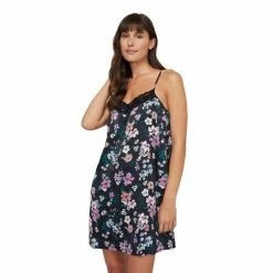 Sash & Rose Satin Chemise Floral