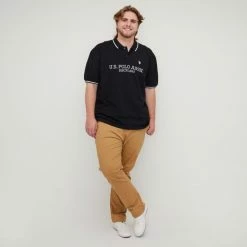 U.S. Polo Assn. Big Long Sleeve Polo Black 9 U.S. Polo Assn. Big Long Sleeve Polo Black -Women's Clothing store online BP645095010 black 3