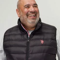 U.S. Polo Assn. Big Polyester Puffer Vest Black