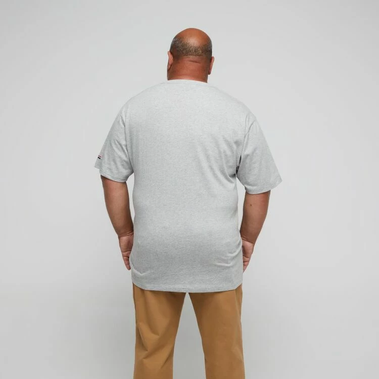 U.S. Polo Assn. Big Large Horse Logo T-Shirt Heather Grey 6 U.S. Polo Assn. Big Large Horse Logo T-Shirt Heather Grey - Image 4