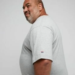 U.S. Polo Assn. Big Large Horse Logo T-Shirt Heather Grey 8 U.S. Polo Assn. Big Large Horse Logo T-Shirt Heather Grey -Women's Clothing store online BP645104006 hthr gry 4