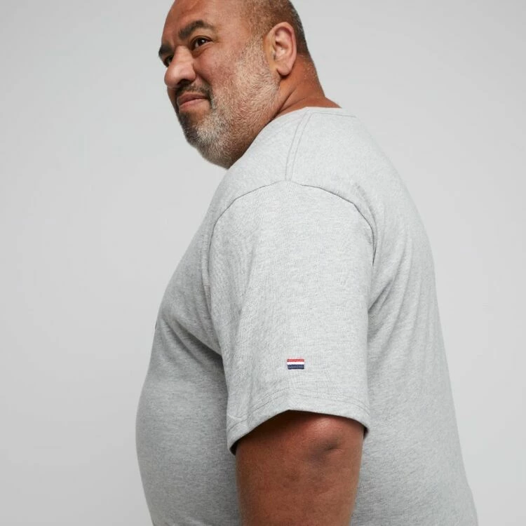 U.S. Polo Assn. Big Large Horse Logo T-Shirt Heather Grey 4 U.S. Polo Assn. Big Large Horse Logo T-Shirt Heather Grey - Image 2