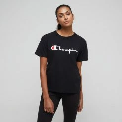 Champion Women's The Heritage Tee Black -Women's Clothing store online BP645355006 black