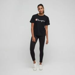 Champion Women's The Heritage Tee Black -Women's Clothing store online BP645355006 black 3