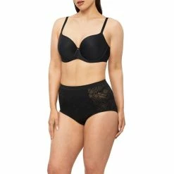 Nancy Ganz Women's Panache Power Lace Waisted Brief Black 10 Nancy Ganz Women's Panache Power Lace Waisted Brief Black -Women's Clothing store online BP645555001 black 3
