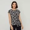 Jane Lamerton Side Tie Jersey Top Animal -Women's Clothing store online BP645793004 animal 5