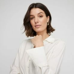 Khoko Smart Women's Split Cuff Shirt Ivory 8 Khoko Smart Women's Split Cuff Shirt Ivory -Women's Clothing store online BP646102008 ivory 4