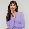 Leona Edmiston Ruby Textured Hem Sweater Lilac 1 Leona Edmiston Ruby Textured Hem Sweater Lilac -Women's Clothing store online BP646122004 lilac 5