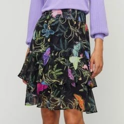 Leona Edmiston Ruby Soft Frill Skirt Butterfly