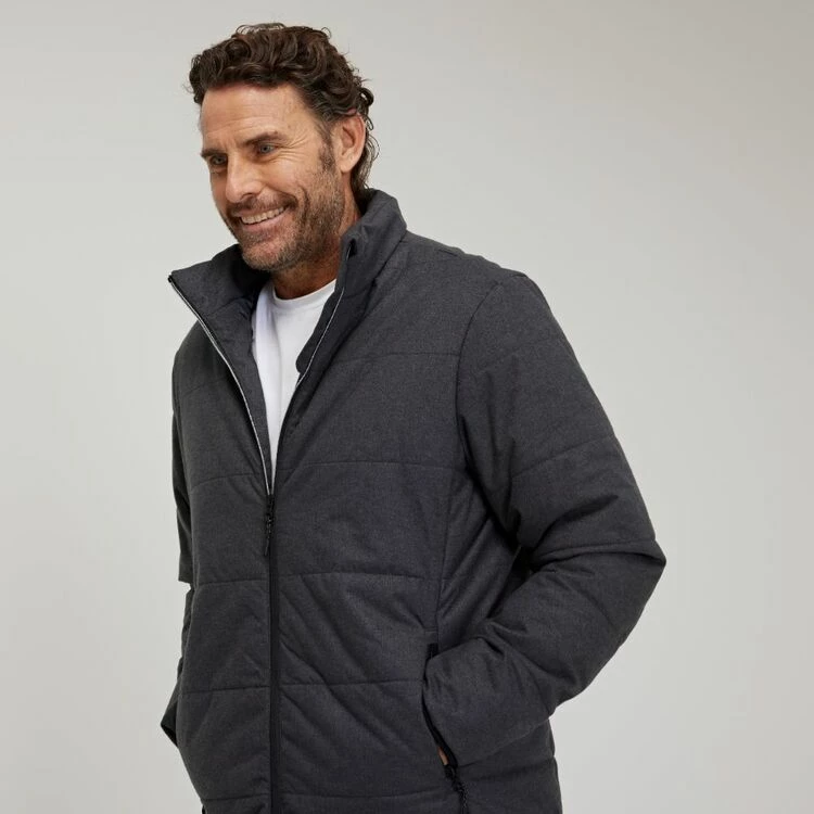 JC Lanyon Morris Down Alternative Puffer Jacket Charcoal 4 JC Lanyon Morris Down Alternative Puffer Jacket Charcoal - Image 2