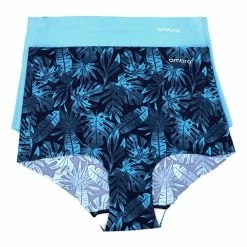 Ambra 2 Pack Laser Cut Full Brief Blue