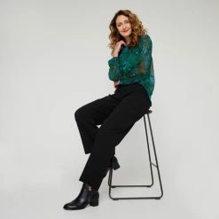 JB Jayson Brunsdon Jayson Brunsdon Tailored Straight Cutpant Black