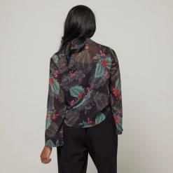 JB Jayson Brunsdon Jayson Brunsdon Tie Front Shirt Shadow -Women's Clothing store online BP646835001 shadow 2