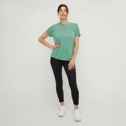 LMA Spliced Active Tee Apple