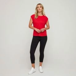JB Jayson Brunsdon Jayson Brunsdon Extended Sleeve Tee Coral -Women's Clothing store online BP647309003 coral