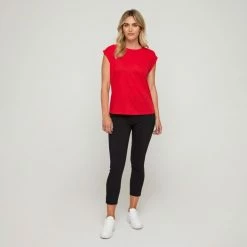 JB Jayson Brunsdon Jayson Brunsdon Extended Sleeve Tee Coral -Women's Clothing store online BP647309003 coral 3